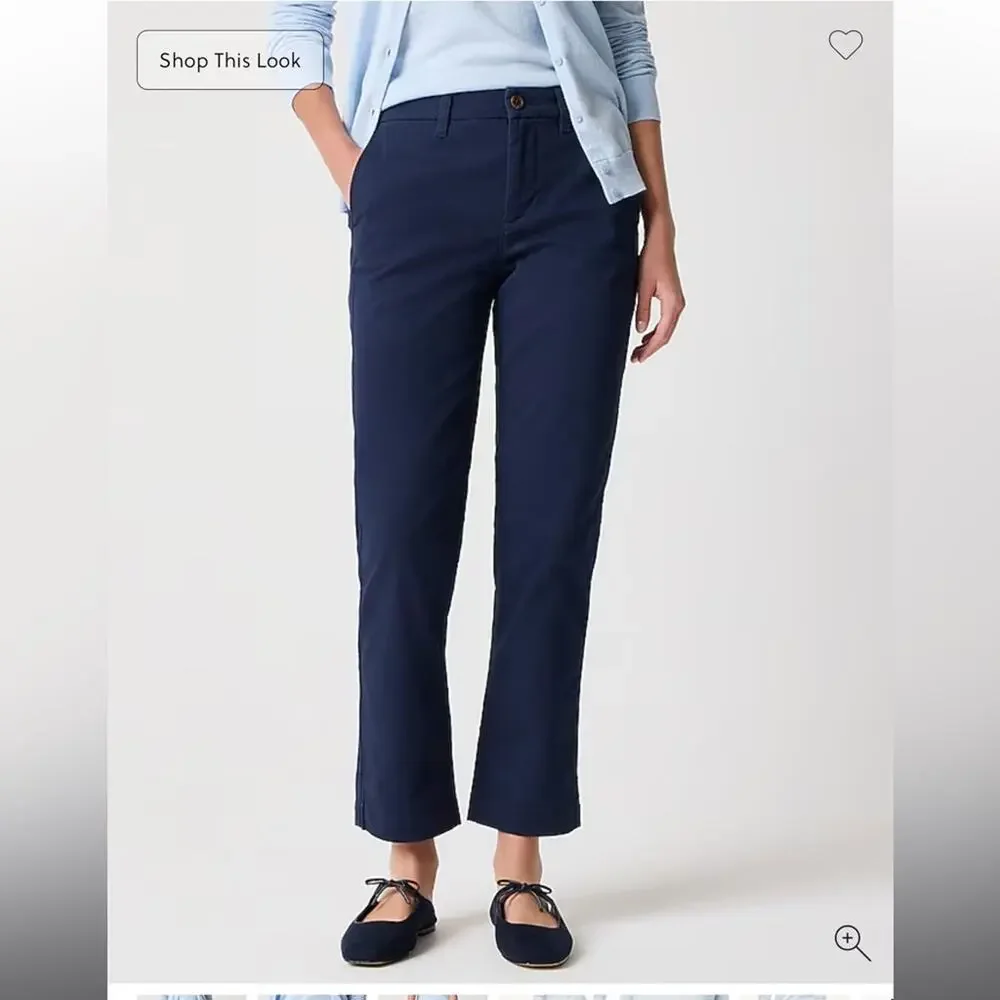 J.Crew High-rise girlfriend chino pant